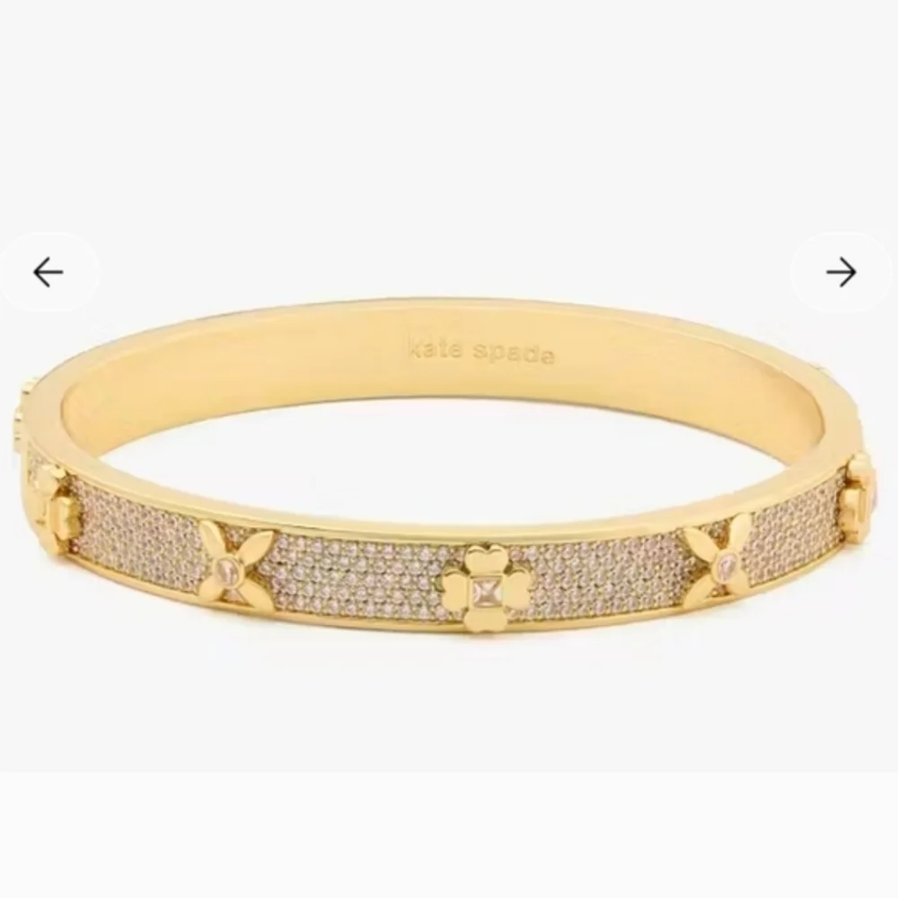 Kate Spade Heritage Bloom Hinged Bangle - Picture 10 of 10